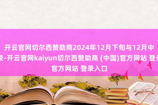 开云官网切尔西赞助商2024年12月下旬与12月中旬比较-开云官网kaiyun切尔西赞助商 (中国)官方网站 登录入口
