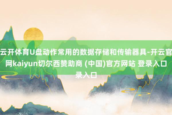 云开体育U盘动作常用的数据存储和传输器具-开云官网kaiyun切尔西赞助商 (中国)官方网站 登录入口